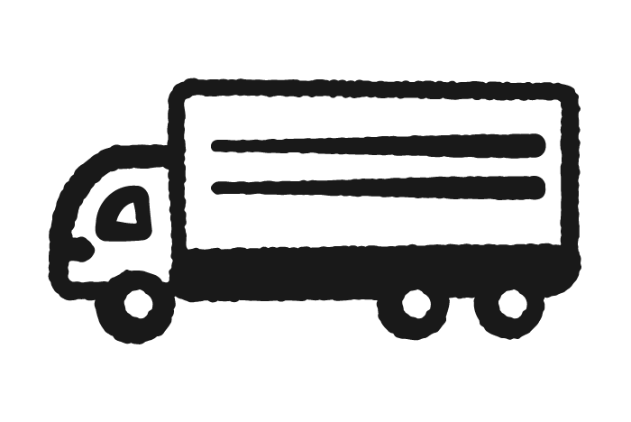 トラックのイラスト