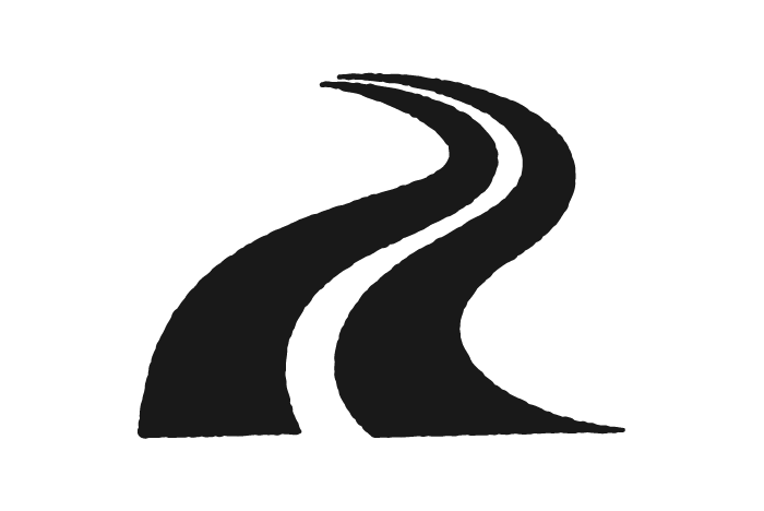 道路のイラスト